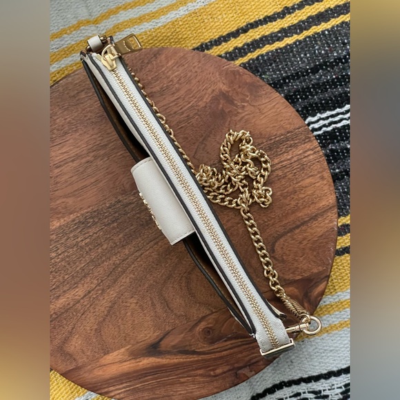 COACH Poppy Chalk Leather Lipstick Print Crossbody w/Card Case - Picture 10 of 15